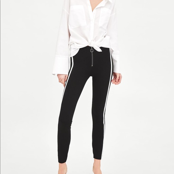 zara trf leggings